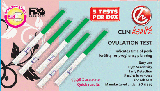 Picture of Ovulation test 5's CliniHealth