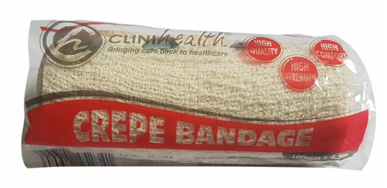 Picture of CliniHealth Crepe Bandage 100mm x 4m