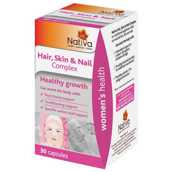 Picture of Nativa Hair, Skin & Nail Complex Capsules  30's