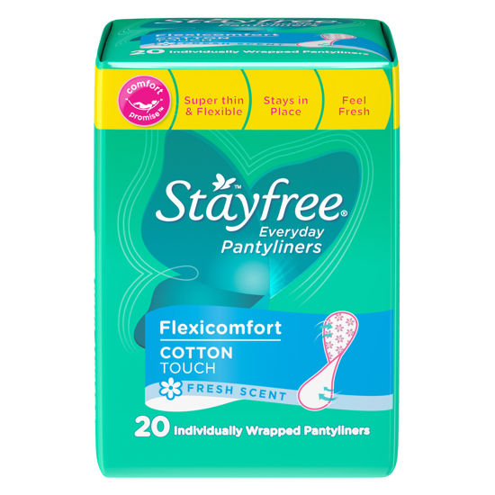 Picture of Stayfree Flexicomfort Fresh Scent Everyday Panty Liners - 20's