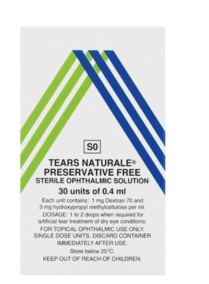 Picture of Tears Naturale Preservative Free Sterile Ophthalmic Solution 30x0.4ml