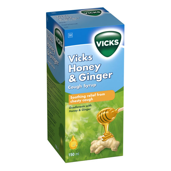 Picture of Vicks Honey and Ginger Syrup 150ml