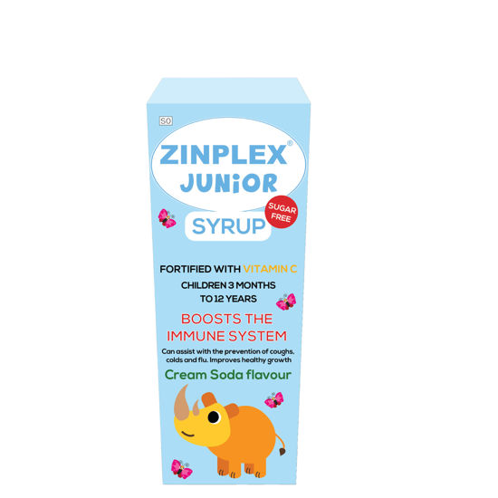 Picture of Zinplex Junior Syrup  200ml- Sugar - Free