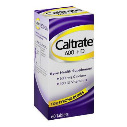 Picture of Caltrate 600+D Tablets 60's