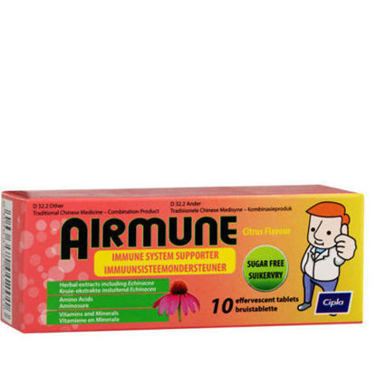 Picture of Airmune Effervescent Tablets  10's