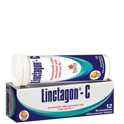Picture of Linctagon C Effervescent Orange Tablets - 12's
