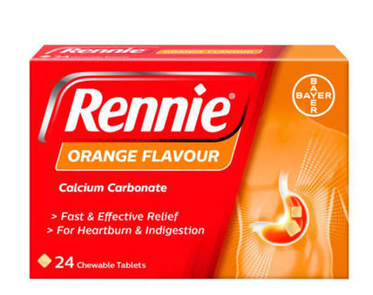 Picture of Rennie Orange Chewable Tablets 24's
