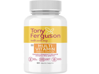 Picture of Tony Ferguson Multivitamin Mineral Complex Tablets 60's