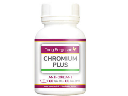 Picture of Tony Ferguson Chromium Plus Tablets 60's