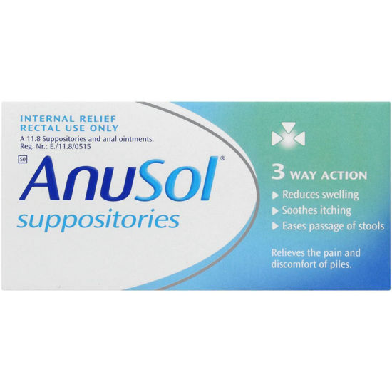 Picture of Anusol Suppositories 12's