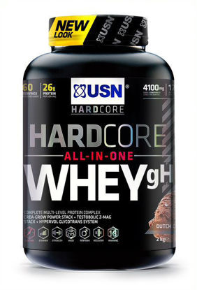 Picture of USN Hardcore Whey Dutch GH Chocolate 908g