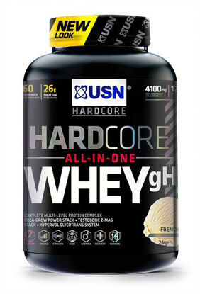 Picture of USN Hardcore Whey GH French Vanilla 908g