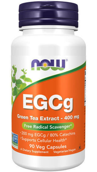 Picture of Now Foods EGCg Green Tea Extra 400mg Veg Caps 90's