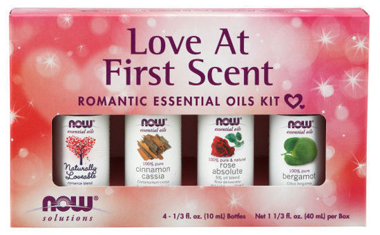 Picture of Now Foods Essential Oils Love At First Scent Kit  4x 10ml