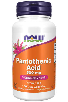 Picture of Now Foods Pantothenic Acid 500mg Caps 100's
