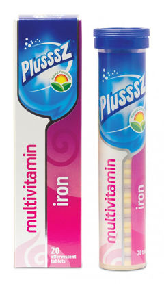 Picture of Plusssz Iron Multivitamin  Effervescent Tablets  20's
