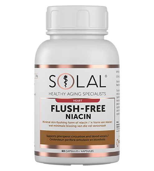 Picture of Solal Flush Free Niacin capsules 60's