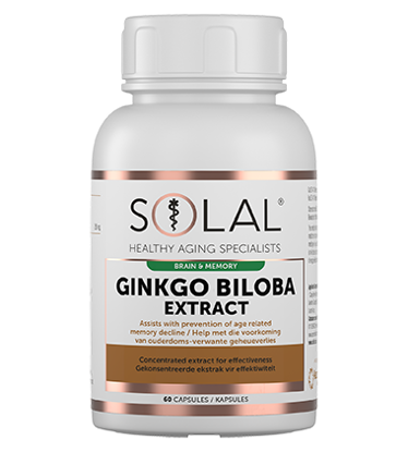 Picture of Solal Ginkgo Biloba Extract Capsules 60's