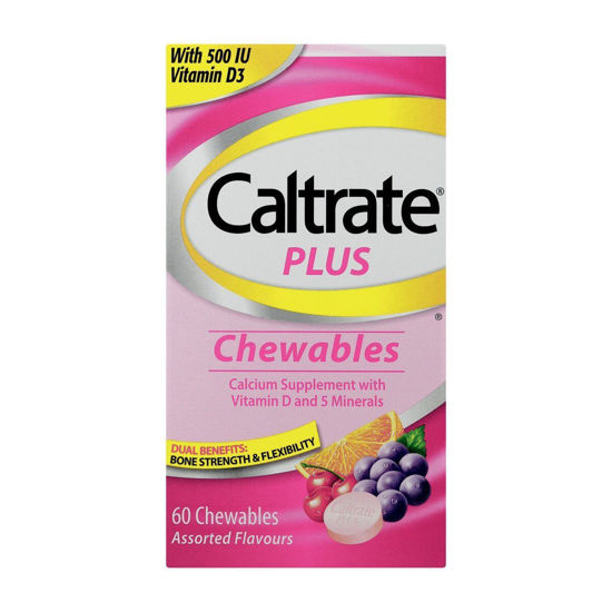 Picture of Caltrate Plus Chewable Tablets  60's