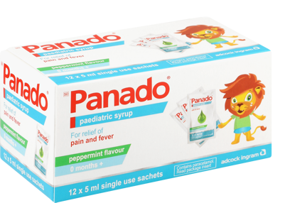 Picture of Panado Paediatric Syrup Sachet 12 x 5ml