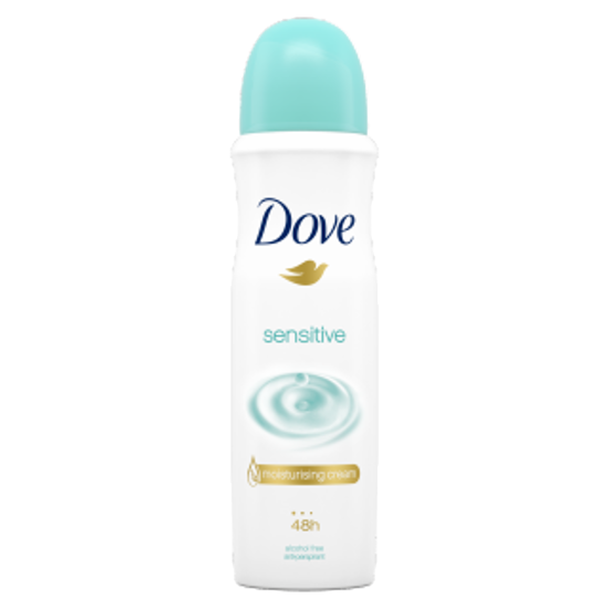 Pharmacy Direct. Dove Aerosol Sensitive Women Antiperspirant Spray 150ml