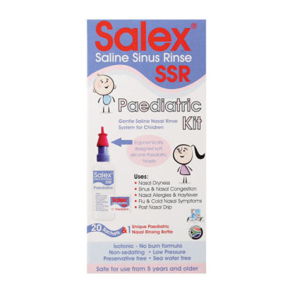 Picture of Salex Saline Sinus Rinse (SSR) Paediatric Kit