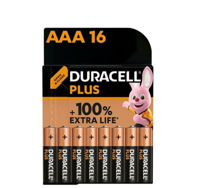 Picture of Duracell Plus Power AAA 16 Batteries