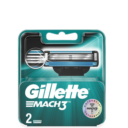 Picture of Gillette Mach3 Manual Blades 2 Cartridges