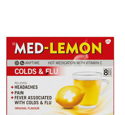 Picture of Med-Lemon Original with Vitamin C Sachet 8's