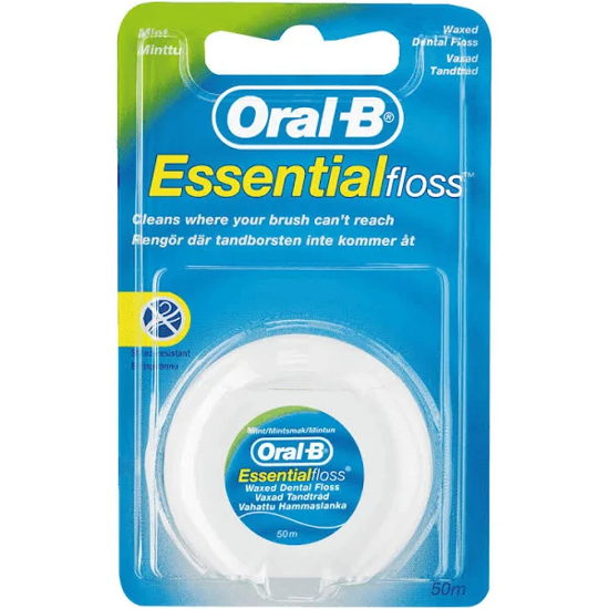 Picture of Oral-B Essential Mint Waxed Dental Floss 50m