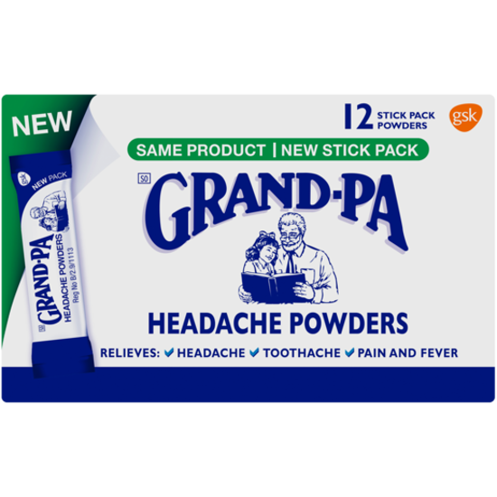 Picture of Grandpa Headache Powders 12's