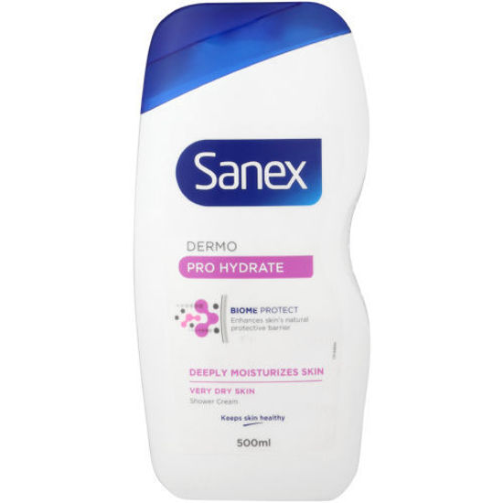 Pharmacy Direct. Sanex Dermo Pro Hydrate Biome Protect Shower Gel 500ml