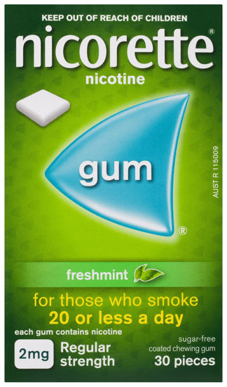 Picture of Nicorette Freshmint Coated Gum 2mg - 30 pieces