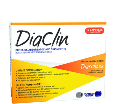 Picture of Diaclin Diarrhoea Capsules 10's