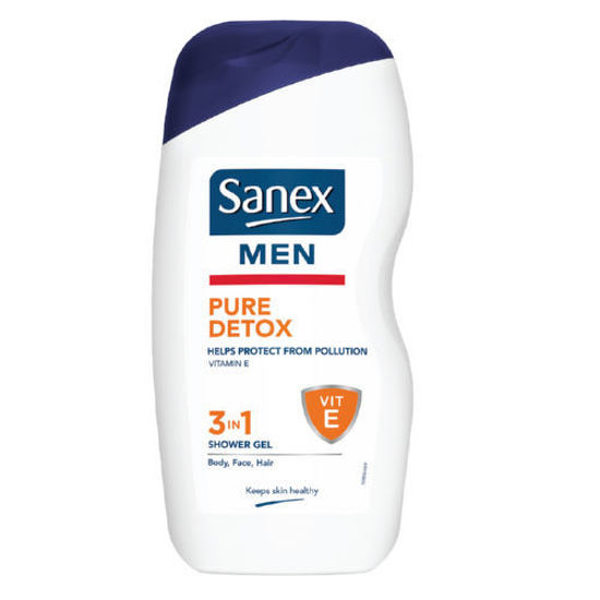 Picture of Sanex Men Pure Detox 3in1 Shower Gel 500ml