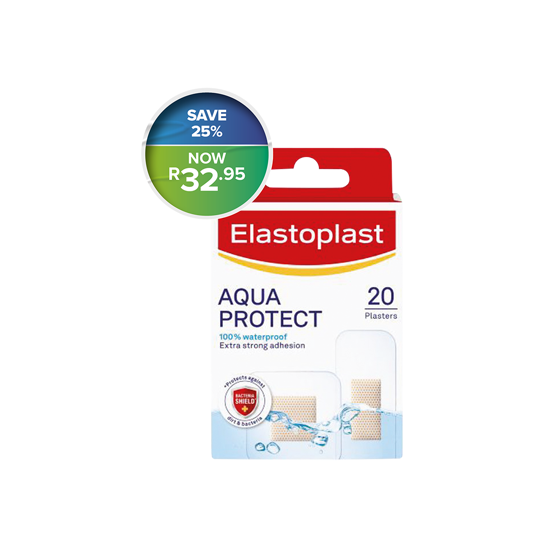 Picture of Elastoplast Aqua 100% Waterproof Plasters 20's