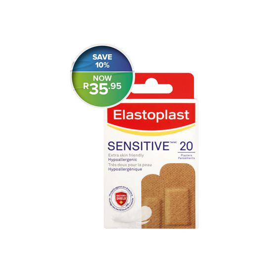 Picture of Elastoplast Sensitive Plasters 20's