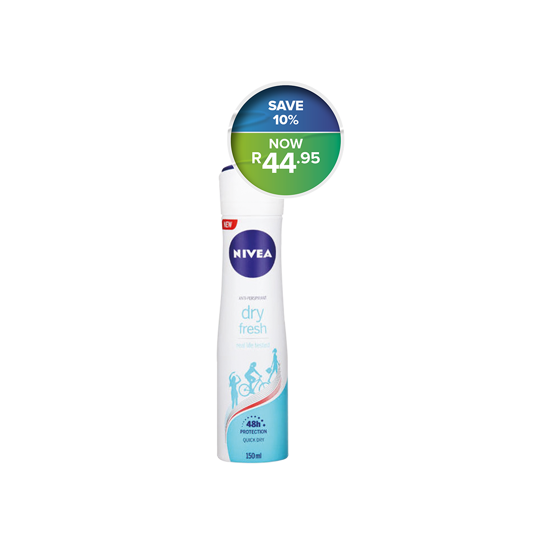 Picture of Nivea Dry Fresh Anti-Perspirant Deodorant 150ml