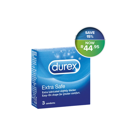 Picture of Durex Extra Safe Condoms 3's