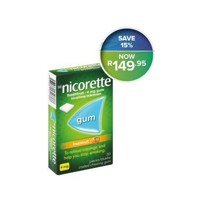 Picture of Nicorette Freshfruit Nicotine Gum 4mg - 30 pieces