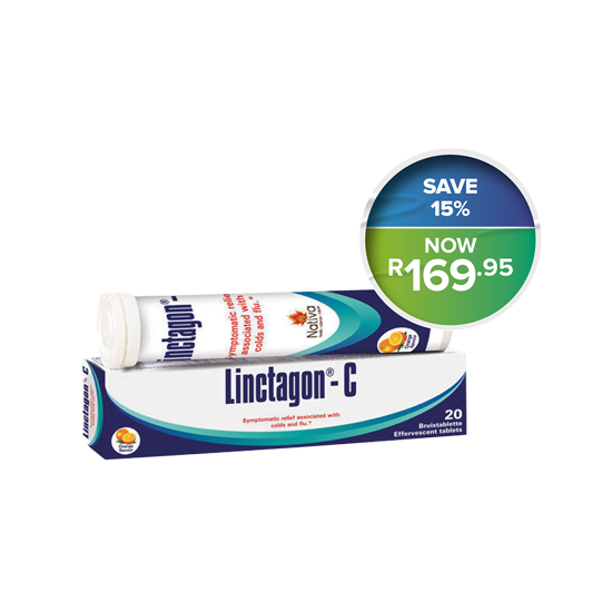 Picture of Linctagon C Effervescent Orange Tablets 20's