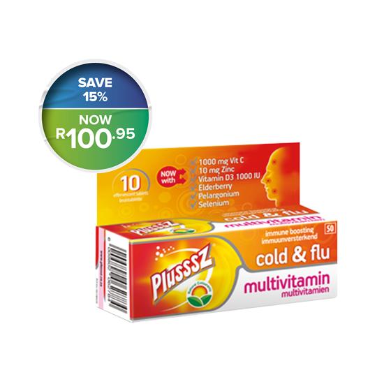 Picture of Plusssz Cold and Flu Multivitamin Effervescent Tablets  10's
