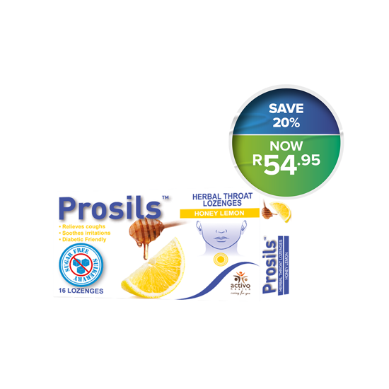 Picture of Prosils Herbal Throat Lozenges  Honey Lemon flavour 16's