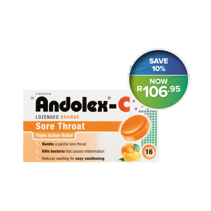 Picture of Andolex-C Orange Lozenges 16's