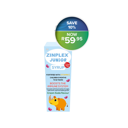 Picture of Zinplex Junior Syrup  200ml- Sugar - Free