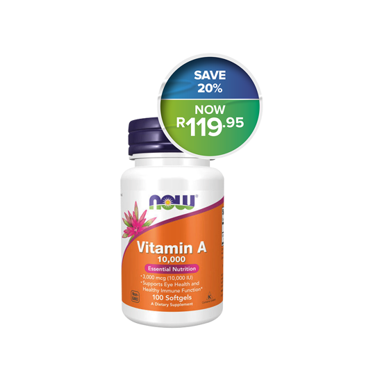 Picture of Now Foods Vitamin A 10 000IU Softgel Caps 100's